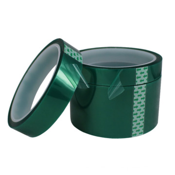 Ruban de masquage vert PET en polyester haute température pour protection de revêtement en poudre